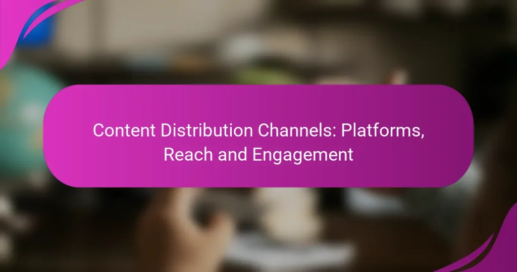 Content Distribution Channels: Platforms, Reach and Engagement
