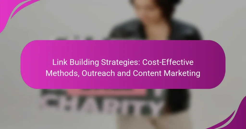 Link Building Strategies: Cost-Effective Methods, Outreach and Content Marketing