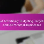 Paid Advertising: Budgeting, Targeting and ROI for Small Businesses